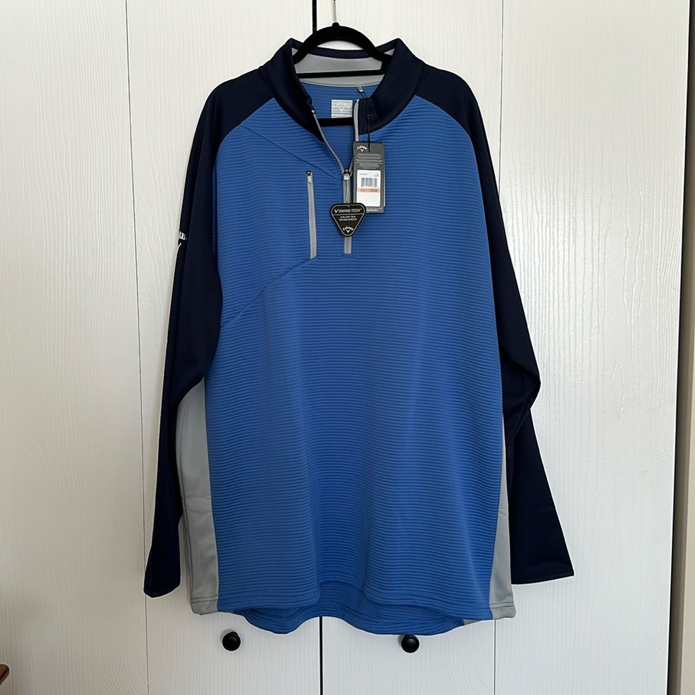Big and Tall Callaway Golf Quarter Zip